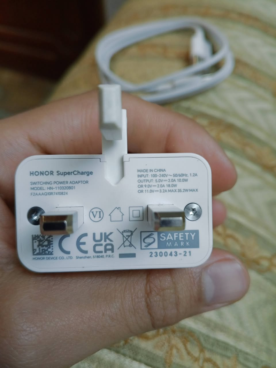 السلام عليكم
للبيع شاحنه 35 واط اصليه مال جهاز HONOR X9P مامستخدمه ابدد السعر 20 وبي مجال العنوان ابو غريب قرب السوق لايوجد توصيل للتواصل يوجد خاص🌹
توضيح الشاحنه مال الموبايل يعني اصليه 
شكراً ادمن❤️💎


**إذا كنت صاحب هذا الإعلان وتريد حذفه لأي سبب، رجاءا أرسل رسالة إلى الدعم الفني**