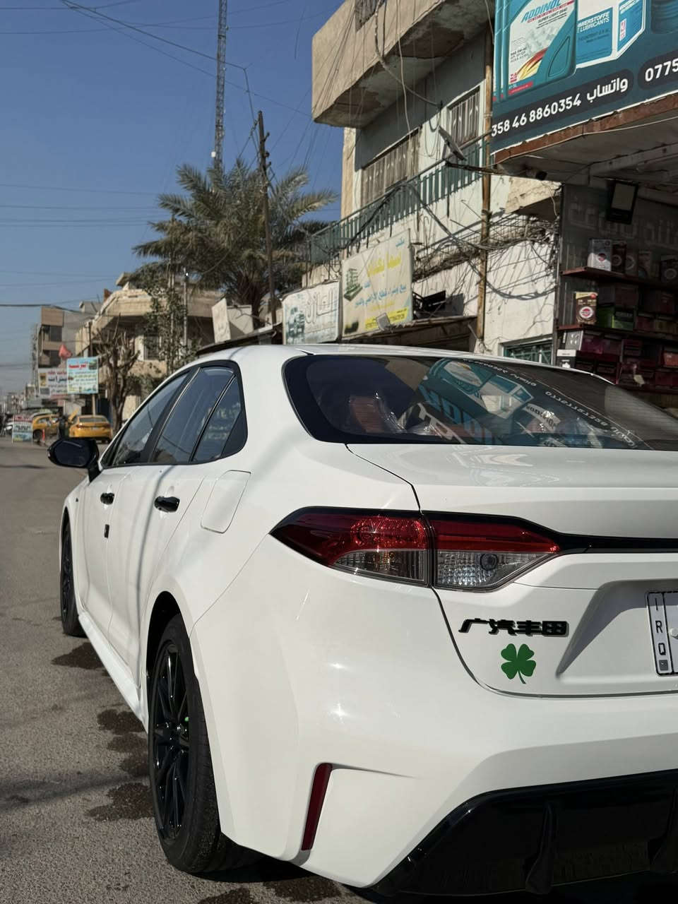 سلام عليكم كورلا هايبرد 2025 وارد صيني شكل امريكي ماشيه 2500
السياره S بلاك ادشن داخل بيجي 
فول مواصفات
مكفوله كفاله عامله من كلشي 
مكان السياره بغداد 
***********
