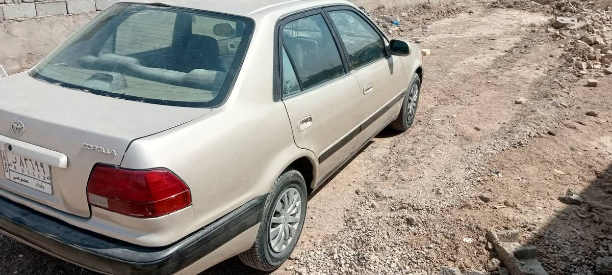 كورلا للبيع 
موديل 95
محرك جديد
تخم تاير 
صبغ وسمكره جديده 
الكير بيه هاف بس اذا بارده السياره 
مكاني بالكوت 
***********
