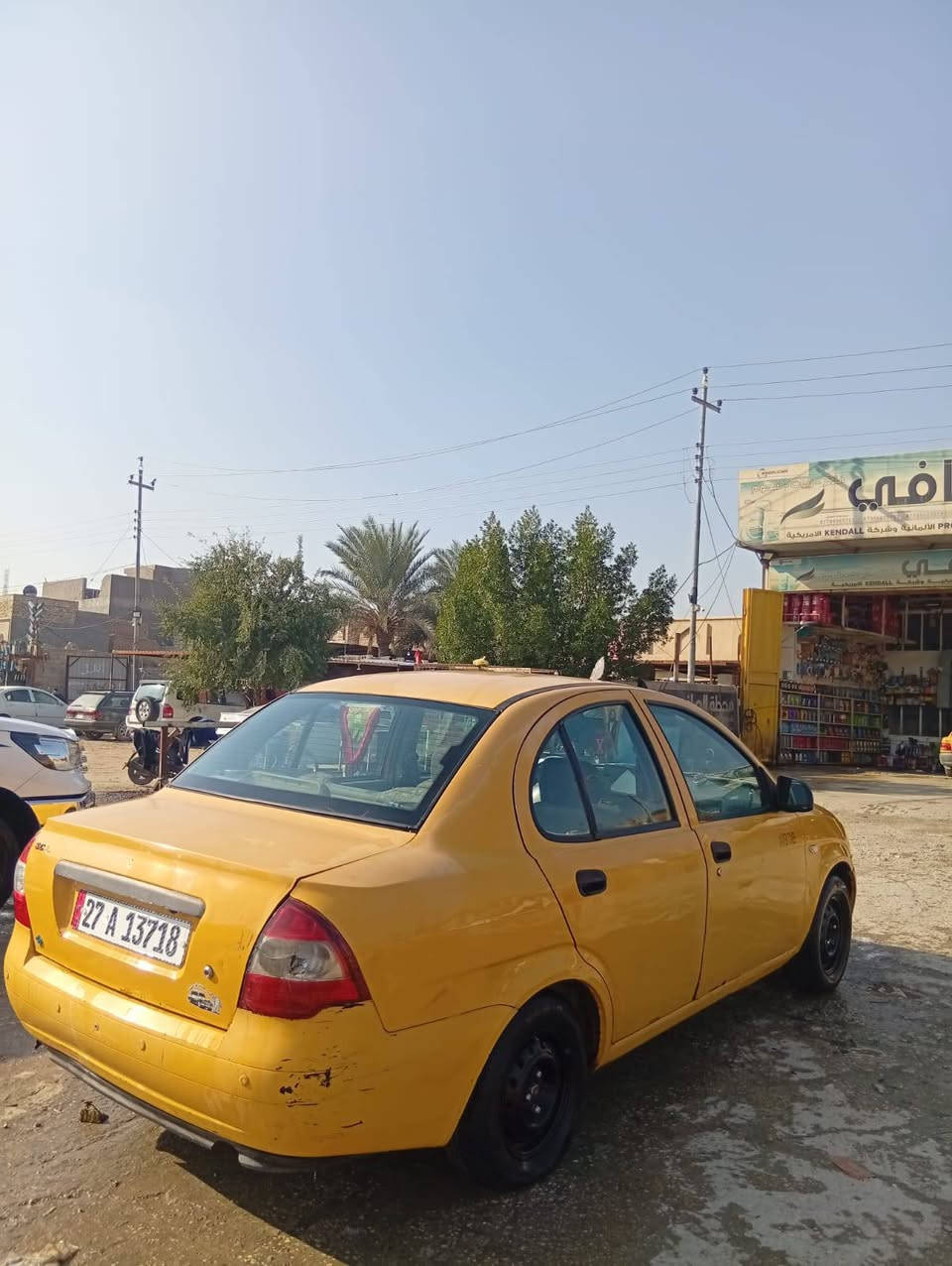 سلام عليكم طيبه مديل ١٦ محرك كير كفاله سياره بسمي.
رقم نكليزي. سياره جاهزه  سعر ٣٧ وبيها مجال لطيبين
  مكان سياره كربلاء  ***********
