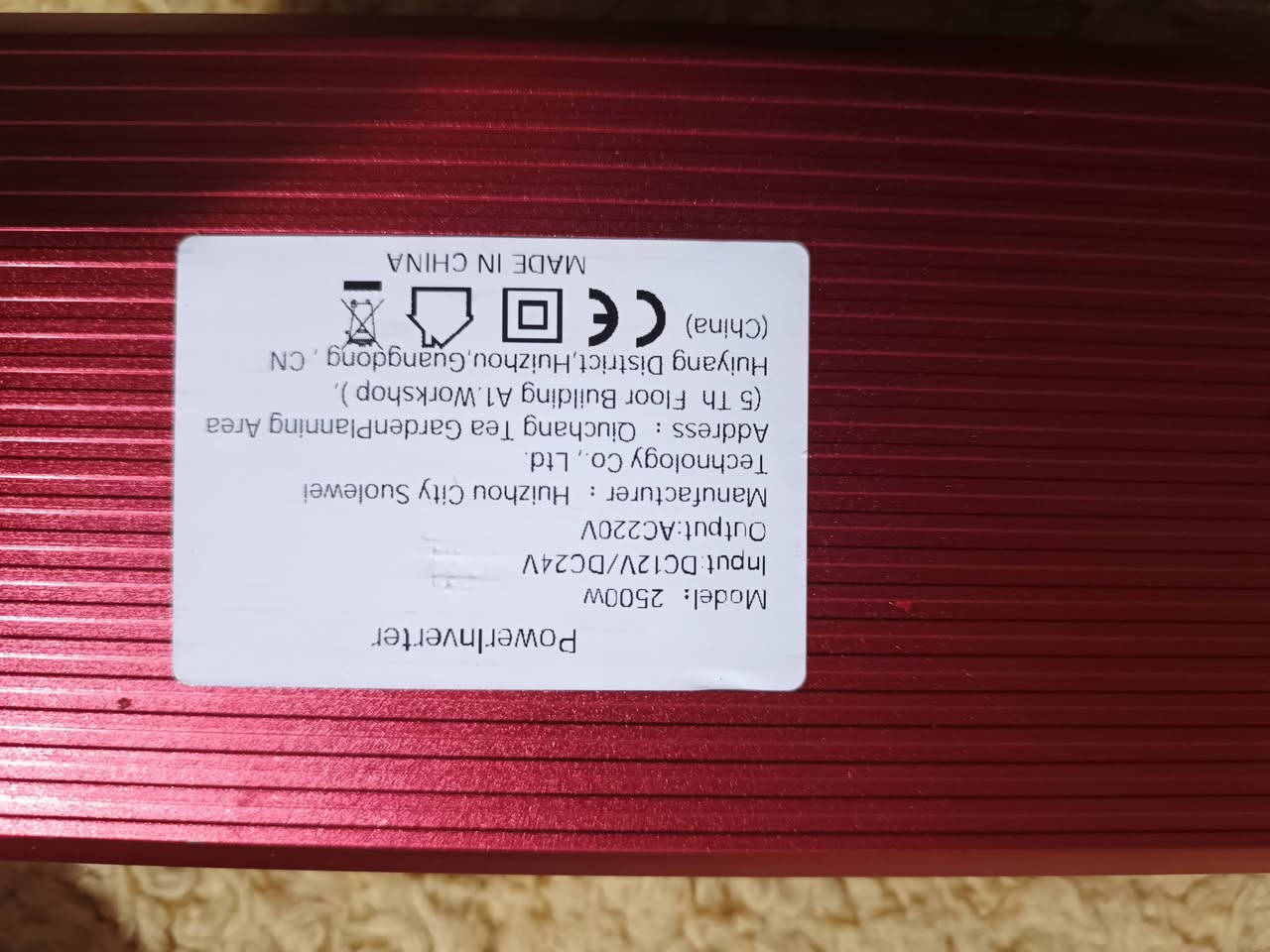 عاكس صغير الحجم 
55 الف قفل
متوفر توصيل لكل العراق 5 آلاف


**إذا كنت صاحب هذا الإعلان وتريد حذفه لأي سبب، رجاءا أرسل رسالة إلى الدعم الفني**