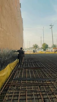 كربلاء الإصلاح • تسليح وصب • إشراف مباشر