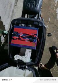 دراجه ع شحن نضافه 100جديده ما صارلي شهر من اخذتهه باتريات جدد اكبار كل...