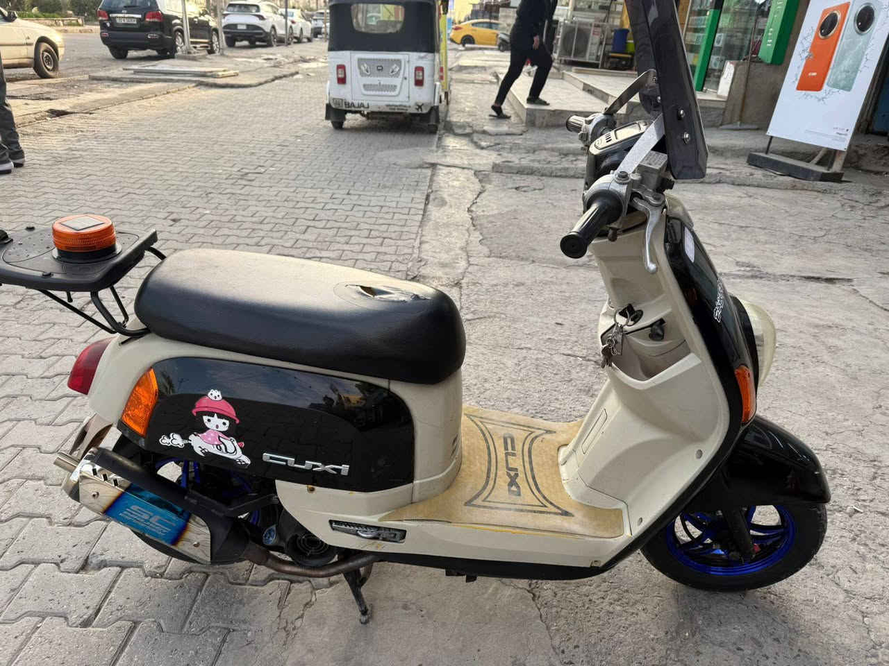 دراجة بوليس نوزل للبيع دراجة مكفولة كفالة عامة مكينة كفالة شلعة معدل مكاني بغداد ***********
