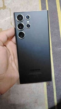 سامسونك الترا S23 ذاكره 256 ملحقات كارتون +كيبل الاصلي  استخدام قليل ا...