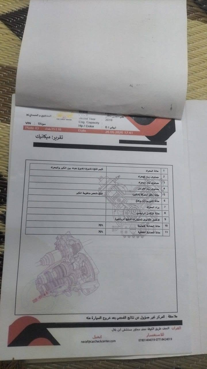 سوناتا. بغداد ابيض اللون رقم دولي لل 29
موديل. 18 سياره جاهزه من تبريد حداديه تخم تاير مكينه 2400 خليجي اربعه دسك اي بي اس  ثلاث انضمة قياده سبورت. ايكو. والنظام العادي السياره بيه باردات قليله كما موضح بالسونار. عدنه بالجه اليمنه فوگ الباب مالت العبري. اكو طخه زغيره سببه سقوط  لوحة اعلانات الدعايه الانتخابيه

مكان السياره. نحف. ابوصخير

مالك السياره الشرعي  في قضاء المشخاب

السعر  155وبيه مجال للشراي ويدلل

*********** غير متواجد على الفيس او الماسنحر

مكلف بالنشر.
