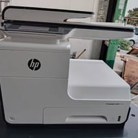 الصورة ادناه قبل الشحن hp477 للبيع عداد ٣٧٠٠٠  حقيقي  الطابعة حالة وكا...