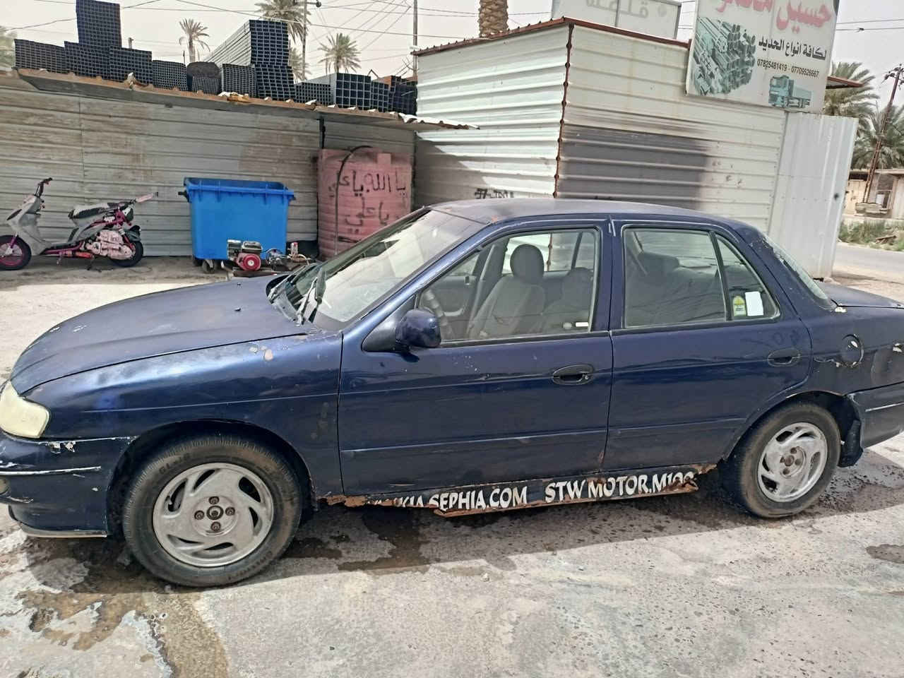بسم الله.. . 
سيفيا أوتو موديل 95 .رقم قادسيه. مشروع وطني. مكانه كربلا.. سنويه نهايته 26. شهر 12.تسقط. صاحبه يريد تحويل.. 

تاير جديد باتري جديد. كله شغاله كهربائيات. جام. تريد ترتيب شويه.. للستفسار  الاتص*********** موجود. وأت ساب..
