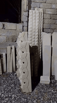 ساحة أبو غادة • حجر حلان أخضر • قرية شكراً