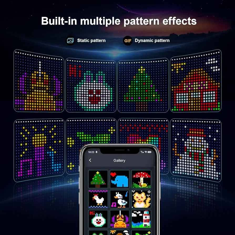 💥💥أضواء شجرة عيد الميلاد الذكية بطول 6 أقدام، 400 مصباح LED DIY أضواء ديكور الشجرة مع حلقة، التحكم في التطبيق مع مزامنة الموسيقى، مؤقت، ضوء سلسلة مخصص متعدد الألوان وأبيض دافئ لمنزل عيد الميلاد الداخلي/الخارجيأضواء شجرة عيد الميلاد الذكية بطول 6 أقدام، 400 مصباح LED DIY أضواء ديكور الشجرة مع حلقة، التحكم في التطبيق مع مزامنة الموسيقى، مؤقت، ضوء سلسلة مخصص متعدد الألوان وأبيض دافئ لمنزل عيد الميلاد الداخلي/الخارجي💥💥

🚗🚗التوصيل 5 الف لجميع المحافظات 🚗🚗

😍متابعة الصفحة ليصلكم كل جديد😍

👇👇👇👇👇تفاصيل المنتج 👇👇👇👇👇

💫👈【ضوء LED بتنشيط اتجاهي】ستارة إضاءة جميلة تحتوي على 400 خرزة LED على شكل دمعة، وأبعادها 6.6 × 6.6 قدم. صُنعت بتقنية متطورة باستخدام مواد متينة وغير قابلة للكسر، بحيث يتوقف أحد مصابيح LED عن العمل دون التأثير على إضاءة LED بأكملها.👉

💫👈تحكم ذكي: ثبّت تطبيق iDeal LED المجاني لنظامي iOS وAndroid. يتضمن تعليمات مفصلة. يتيح لك التطبيق ضبط الإضاءة التي تحتاجها بسرعة وسهولة.👉

💫👈 تحكم بسهولة في أضواء الستائر وخصّصها باستخدام التطبيق: تشغيل/إيقاف، ضبط السطوع، التعتيم، إنشاء مجموعات، إلخ. استمتع بإضاءة سلسة بكل سهولة. جهاز التحكم عن بُعد مُرفق لتلبية احتياجاتك اليومية من الإعداد السهل.👉

✨✨ (ملاحظة: سيستمر هذا المنتج في استخدام العبوة القديمة بدون شعار Super RGB. إذا أعجبك، يُرجى الشراء بحذر!)✨✨

💫👈【قماش اصنعه بنفسك】يمكن استخدام أربع طبقات من قماش اصنعه بنفسك في نفس الوقت، مما يزيد من كثافة البكسل ويضيف بُعدًا لعرض الإضاءة. استخدم خيالك لرسم رسومات بألوان مختلفة، واضبط السطوع والسرعة واحفظها لفترة طويلة. هذه أيضًا فرصة لإظهار نفسك.
على سبيل المثال: العلم الأمريكي وأعلام أخرى، شعارات، أنماط جذابة، إلخ. بالطبع، يمكنك استخدام التطبيق مع تأثيرات الإضاءة مباشرةً (ملاحظة: وظيفة GIF مخصصة للمجموعة فقط، السرعة لا تدعم التعديل).👉

💫👈【ستة أنماط إضاءة لإيقاع الموسيقى】استخدم ستة أنماط إيقاع موسيقية لمزامنة قائمة تشغيلك مع أضواء الستارة LED. يمكنك التفاعل مع الإيقاعات بتشغيل الموسيقى على هاتفك أو التفاعل مع أجهزة الصوت الخارجية. أضف لمسة إيقاعية حيوية لحفلتك أو حفلتك الراقصة أو أي فعالية ترفيهية.👉

💫👈جدول التوقيت: إذا كنت تريد ترك مفاجأة لجارك أو أصدقائك أو أحبائك أثناء خروجك، يمكنك استخدام هذا التطبيق لجدولة الأضواء لتشغيلها أو إطفائها وفقًا لروتينك اليومي، ويمكنك إجراء تفاعل هادئ مع أحبائك👉

💫👈【أمان مُحسَّن】 ستارة إضاءة LED RGB مقاومة للماء بدرجة IP65 (ملاحظة: وحدة التحكم والمحول غير مقاومين للماء. يُرجى إغلاقهما بإحكام للاستخدام الخارجي).👉

💫👈 تستخدم مصابيح الخيط المتلألئة مصابيح LED، مما يُغني عن الحاجة إلى إطلاق النار المباشر وتقليل انبعاث الحرارة. مقارنةً بمصابيح الزينة الداخلية التقليدية، فهي أكثر أمانًا وموثوقية، وتُقلل من مخاطر الحريق، مما يجعلها مناسبة للاستخدام لفترات طويلة وفي البيئات التي يوجد فيها أطفال وحيوانات أليفة.👉

💫👈【استخدامات متعددة】يحتوي على ٢٠ خطافًا، سهل التعليق، ويُضفي خلفية رائعة وممتعة على أي مناسبة. على سبيل المثال: الفناء، شرفة المراقبة، النافذة، غرفة نوم الأطفال، عيد الحب، الزفاف، حفلات أعياد الميلاد، عيد الاستقلال، عيد الأب، الذكرى السنوية، الهالوين، عيد الشكر، عيد الميلاد، وحتى خلفية حملات المتاجر، المعارض، المطاعم، البارات.👉

💫👈تجربة ألوان قابلة للتخصيص: يوفر هذا التطبيق سلاسل إضاءة يتم التحكم فيها باستخدام 400 RGB زينات ذكية مجموعة واسعة من خيارات الألوان ، مما يسمح للمستخدمين بخلق أجواء فريدة تناسب تفضيلاتهم. مع القدرة على التحكم في الأضواء من خلال تطبيق ، يمكن للمستخدمين بسهولة ضبط نظام الألوان لتتناسب مع مزاجهم أو المناسبة المرغوبة.👉

💫👈متين وطويل الأمد: يبلغ عمر المنتج 10000 ساعة ، مما يضمن أنه لا يزال اختيارًا موثوقًا للمستخدمين الذين يرغبون في حل إضاءة طويل الأمد. تضمن شهادة CE و ROHS أيضًا أن المنتج يفي بمعايير السلامة الدولية.👉

💫👈سهل الاستخدام: تم تصميم هذه السلسلة الخفيفة بواجهة بسيطة وسهلة الاستخدام ، مما يجعل من السهل الإعداد والتحكم. إن تضمين محول طاقة يلغي الحاجة إلى البطاريات ، مما يوفر تجربة خالية من المتاعب.👉

💫👈تطبيق متعدد الاستخدامات: مناسب لمختلف الإعدادات ، بما في ذلك الحدائق ، يمكن استخدام هذا المنتج لخلق جو احتفالي للمناسبات الخاصة أو كعنصر زخرفي للاستخدام اليومي.
كفاءة الطاقة: مع الجهد المنخفض المدخلات من 6 فولت ومصباح كفاءة مضيئة من 30lm/W ، يقدم هذا المنتج حلاً موفراً للطاقة للمستخدمين الذين يرغبون في تقليل استهلاكهم للطاقة مع الاستمرار في الاستمتاع بتجربة إضاءة مشرقة ونابضة بالحياة.👉 Colombo, Sri Lanka


**إذا كنت صاحب هذا الإعلان وتريد حذفه لأي سبب، رجاءا أرسل رسالة إلى الدعم الفني**