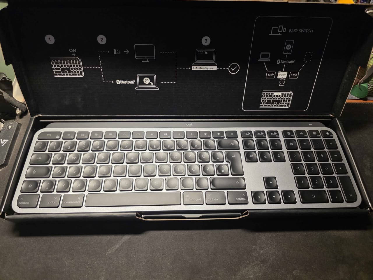 كيبورد ام اكس كي لوجتك mx keys Logitech  اصدار الماك 
قطعة جديدة مفتوحة للفحص فقط كاملة الملحقات من دنكل وكيبل السعر ١١٠ الف توصيل بغداد ٥ محافظات ٨ بغداد, العراق


**إذا كنت صاحب هذا الإعلان وتريد حذفه لأي سبب، رجاءا أرسل رسالة إلى الدعم الفني**
