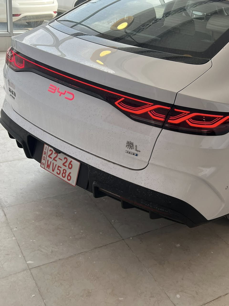 BYD QIN L 2025
لون السيارة: ابيض

ممشى السيارة:صفر 

محرك السيارة : 4 سلندر 1.5 هجين 2100 km تفويله الوحده 

مواصفات السيارة:داخل كريمي- 13 كامرة - ويلكب قياس 16
بك لايت LED -حاسات امامي +خلفي-بصمة تشغيل - كير كرستال- اوتو هولد - بريك بصمة- اوتو بارك-8 ايرباك- 8 سماعات - اربع جامات كهرباء - نظام الكارت NFC - رادار 
مكان السيارة سليمانية 
السعر 157 وبي مجال 
للاتصال:***********
