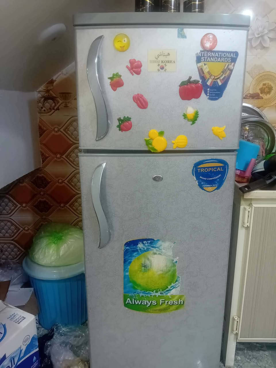 ثلاجه اخت الجديده تجميد فول ماشاء الله حجم 11السعر 200بيه مجال مكلف بالنشر شاري يجي  @إشارة مكان ابو غريب 
مجمدة عاموديه للبيع كلش نصيف شغاله مابيه اي عطل السعر 150بيه مجال 
@إشارة


**إذا كنت صاحب هذا الإعلان وتريد حذفه لأي سبب، رجاءا أرسل رسالة إلى الدعم الفني**