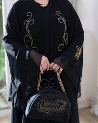 شيفون طبقات • شغل يدوي • مع حقيبة