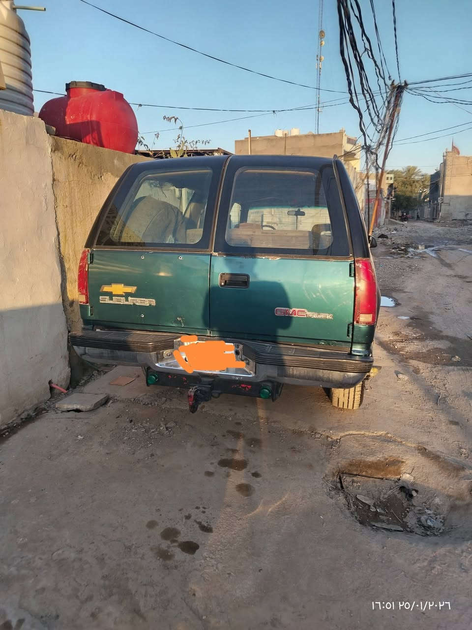 جمسي موديل ٩٣ انبار دولي بأسمي تخم تاير باتري جديد فحل ٨برغي كير الف محرك ٤٥٤ لاصرف ولابخار صدر خير من الله كهربائياات كلهاا شغاله شاشه دمام سستم سماعات اربع جام شغال سنتر لوك انارة الابواب بيهاا ملاحظات بسيطه سياره مال بيت والله بس عندي ظرف وحاب اراوس بسباره ناصيه حسب القناعه واذا بيع السعر ٦٠ وبيهاا مجال مكان ااسياره ديالى بعقوبه للتصال ***********...والسوك كلشي بيه
