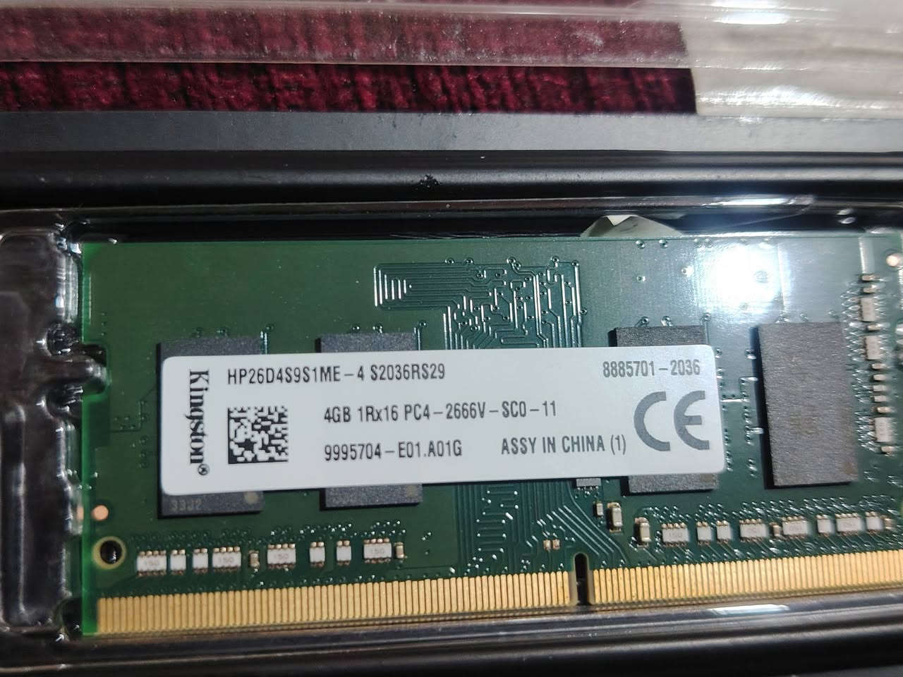 السلام عليكم رامات لابتوب للبيع الاول kingston 4g 2666mhz ddr4  الثاني ddr3 8g 1600mhz ثنينهن ب 20 ويه التوصيل + ما فاحصهن لان ما عندي لابتوب وهنه اجن بلباكيت بس انه فتحتهن حته اعرف السرعه


**إذا كنت صاحب هذا الإعلان وتريد حذفه لأي سبب، رجاءا أرسل رسالة إلى الدعم الفني**