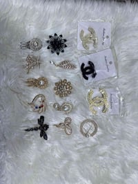 لوازم خياطة • بروش شذر اصلي • الرمادي