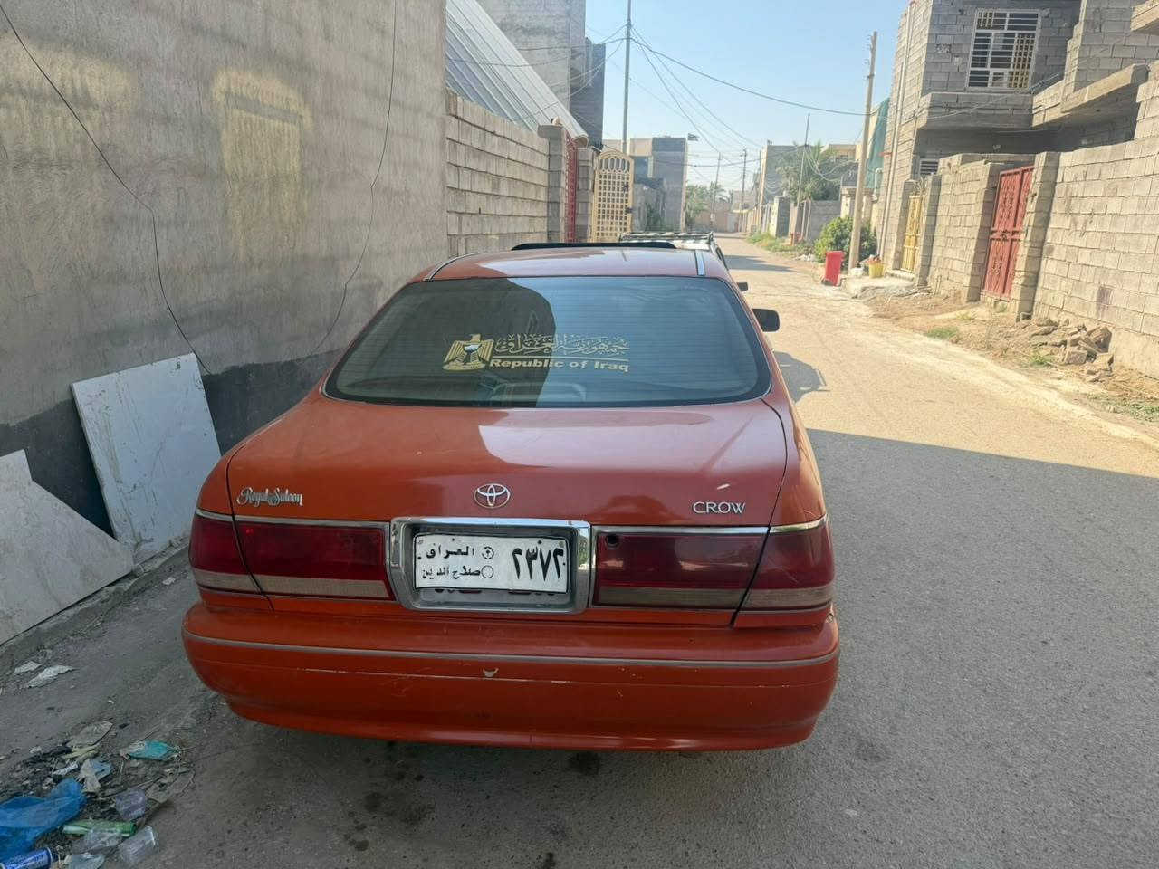 السلام عليكم سياره ملكه للبيع ادوات تخم تايرات جدد مكينه وكير كفاله جديدة عنوان بلد صلاح الدين السعر 30ورقه وبيه مجال رقم ***********
