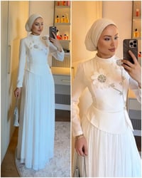 فستان كلوش • خامة دابل • مقاسات ٣٨-٤٨