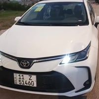 تويوتا كورلا شكل  خليجي موديل 2025 اخت الزيرو ✅مكفوله من الضربه والصبغ...