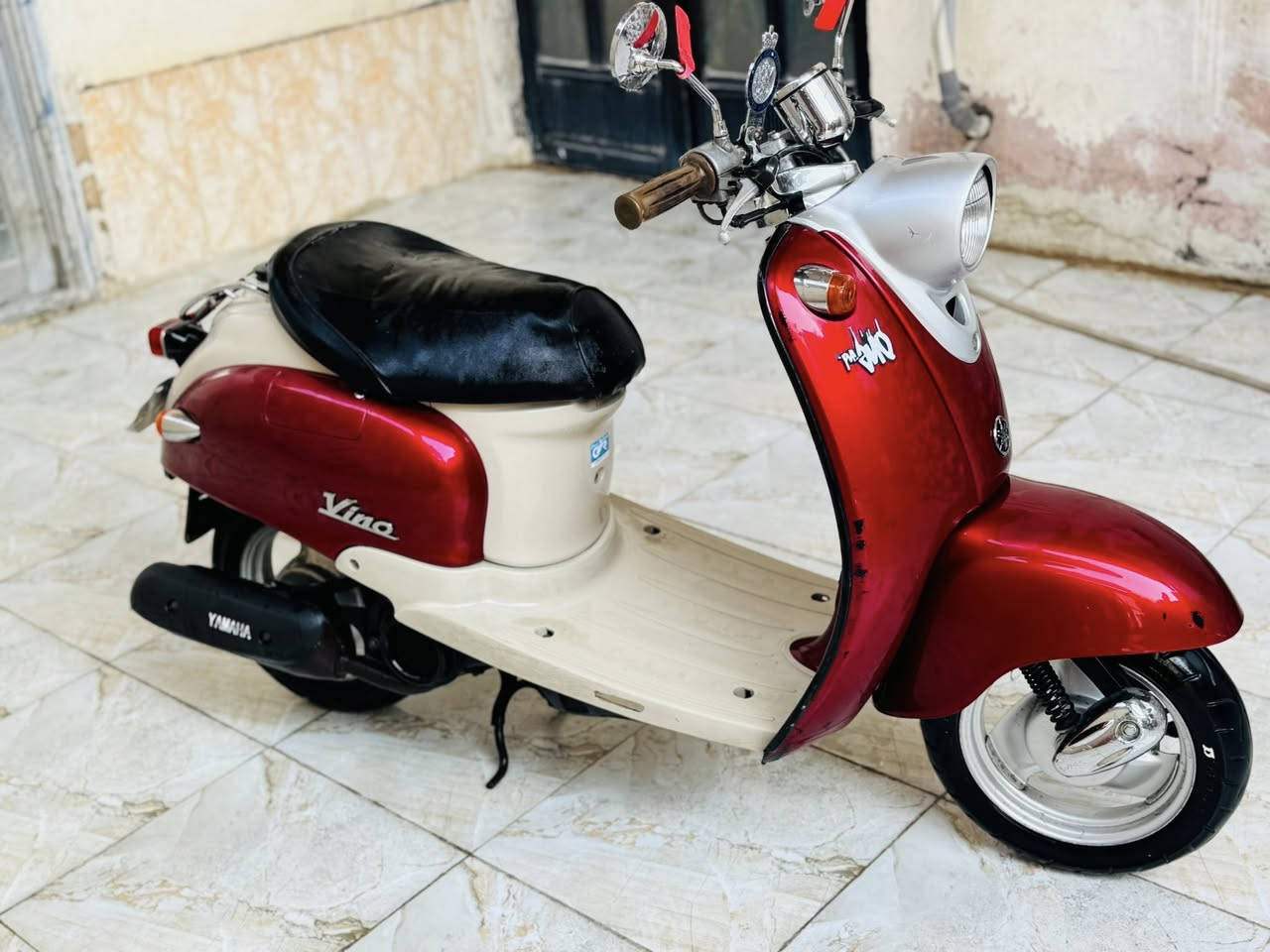 السلام عليكم دراجه مصريه للبيع كفاله عامه كفرات ضفيره اشاير شغاله السعر ٧٠٠ مكاني ناصريه مركز ***********
