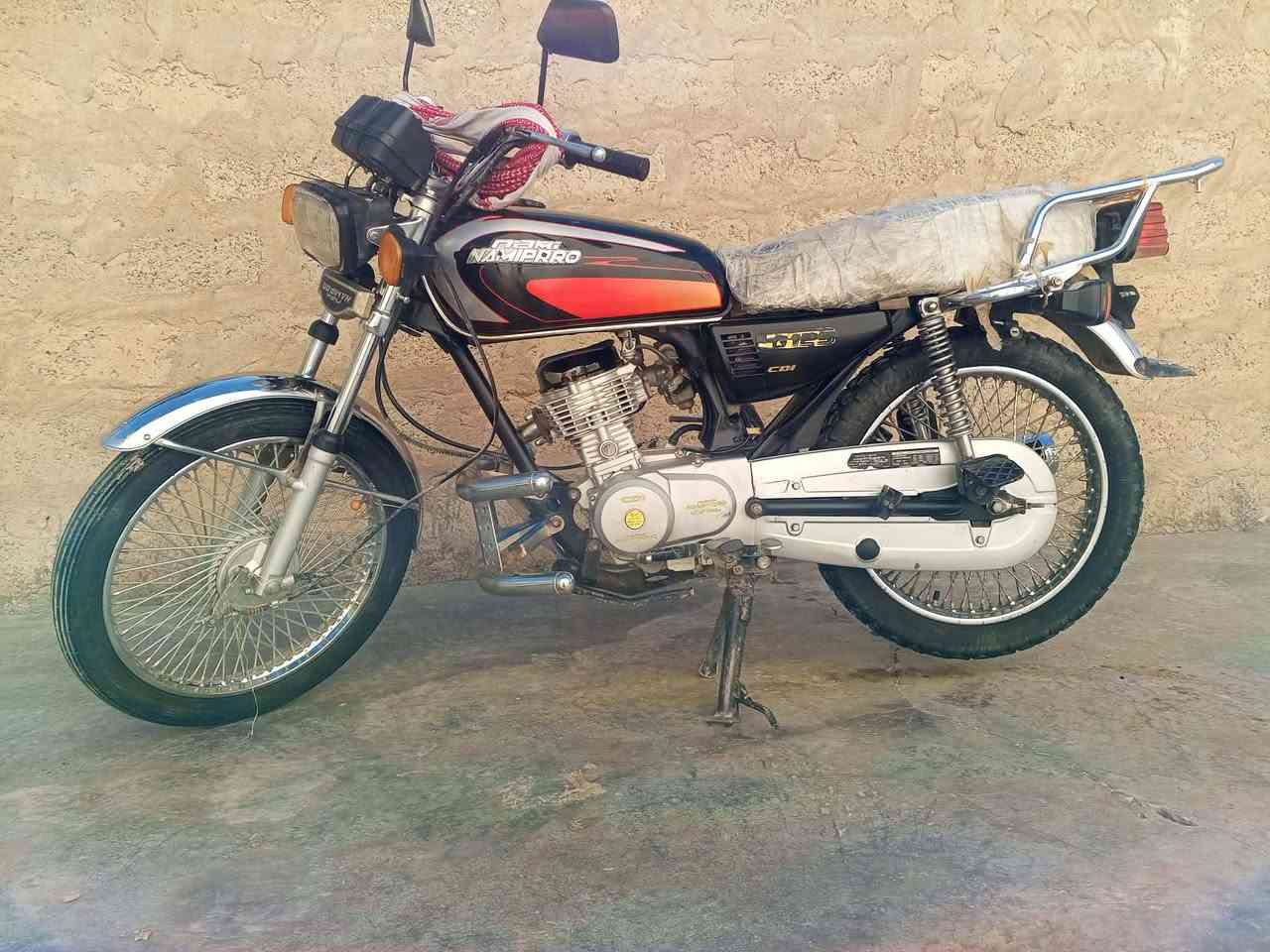 سلام عليكم نامي برو موديل 2019 نضافه فول تانكي كشن تايرات كابريتر كله جديد سعر 450 قفل ***********
