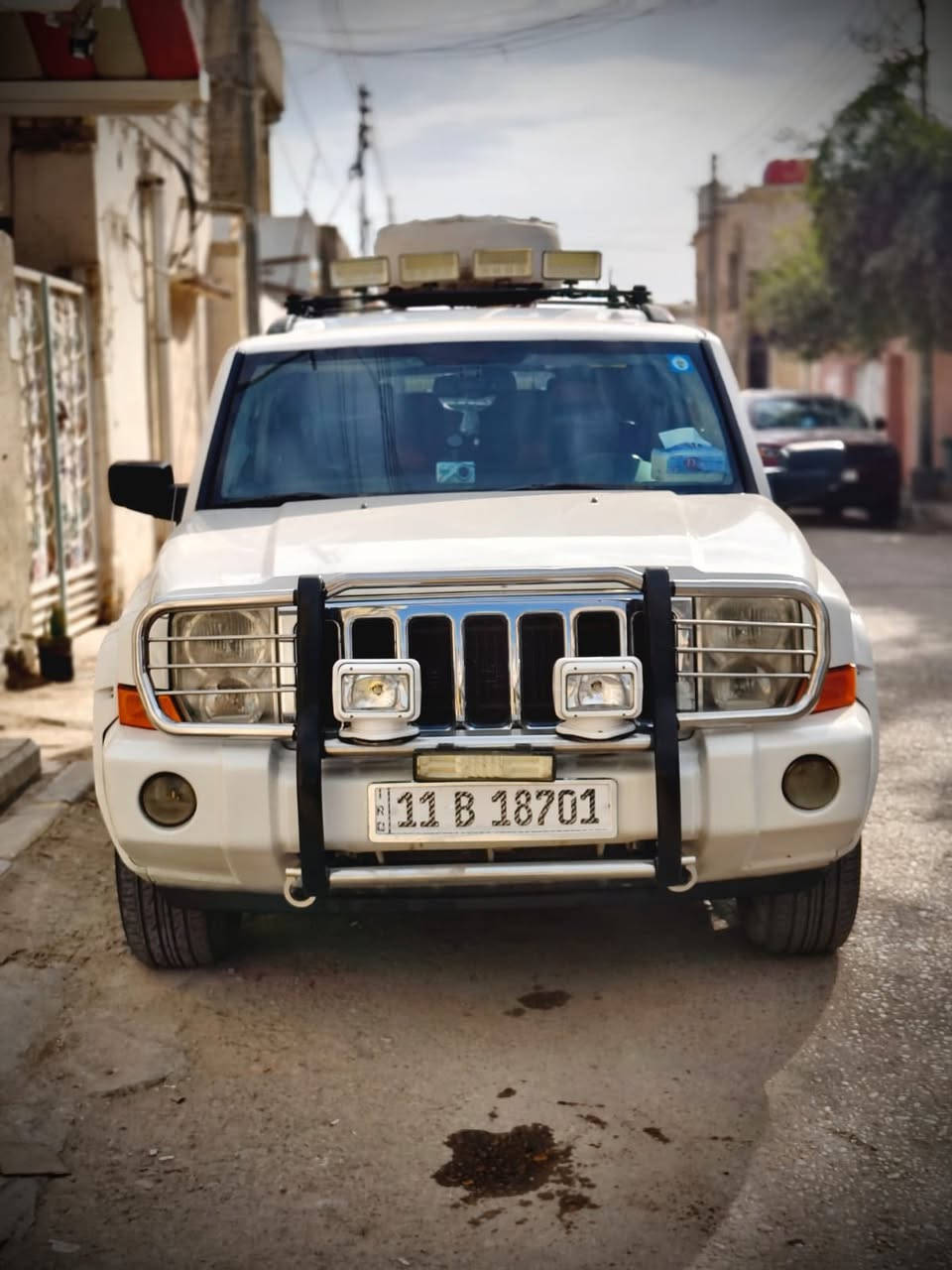 جيب كوماندر 2008 فول مواصفاتها مال 17 دفع رباعي كشنات تدفئه تبريد فول سويه جديده رقم بغداد خصوصي معتنين بيها ونضيفه للاخير رايديها ب135
*********** مكانه العماره
