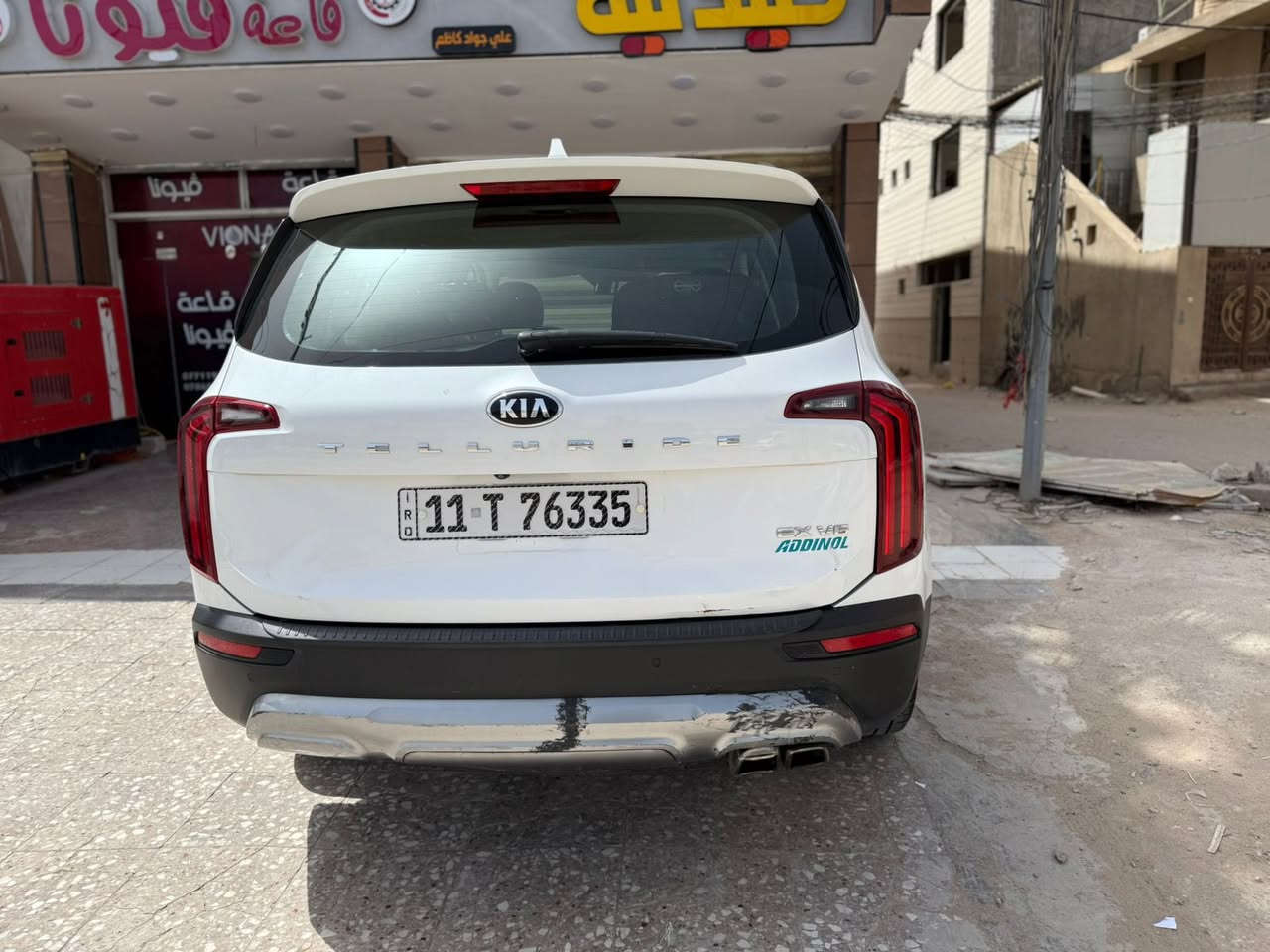 KIA TELLURIDE 🦍🩶
كيا تيلورايد موديل 2020 وارد امريكي 
لون ابيض رقم بغداد ماشية 140 كيلو متر

مـواصـفاتها EX :
📍6سلندر 3800
📍فتحة
📍بصمة
📍كشنات كهرباء
📍 كشنات تدفئة تبريد
📍تحديد مسار
📍كشنات جلد 
📍كشنات vip
📍مانع تصادم امامي/خلفي/جانبي
📍اوتو هولد
📍اوتو ستوب
📍اشاير بل مري
📍لايتات امامي خلفي LED 
📍4وضعيات قيادة SPORT/ECO/COMFORT/SMART
📍مري شفط
📍جنطة كهرباء
📍شاحن وايرليس 

رقم الشاصي:
5XYP34HC1LG056572

ايرباك ستيرن فقط

***********
***********

مكان السيارة كربلاء
