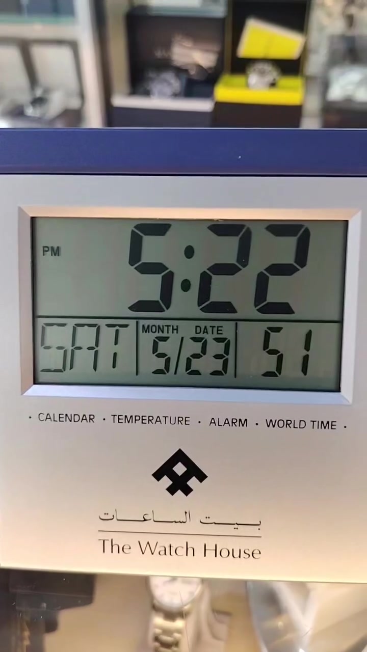 ساعه منضديه  غير مستخدمه... فتحت لغرض الفحص فقط...  توقيت 12و 24...+ درجه الحراره + والتاريخ 
10آلآف دينار


**إذا كنت صاحب هذا الإعلان وتريد حذفه لأي سبب، رجاءا أرسل رسالة إلى الدعم الفني**
