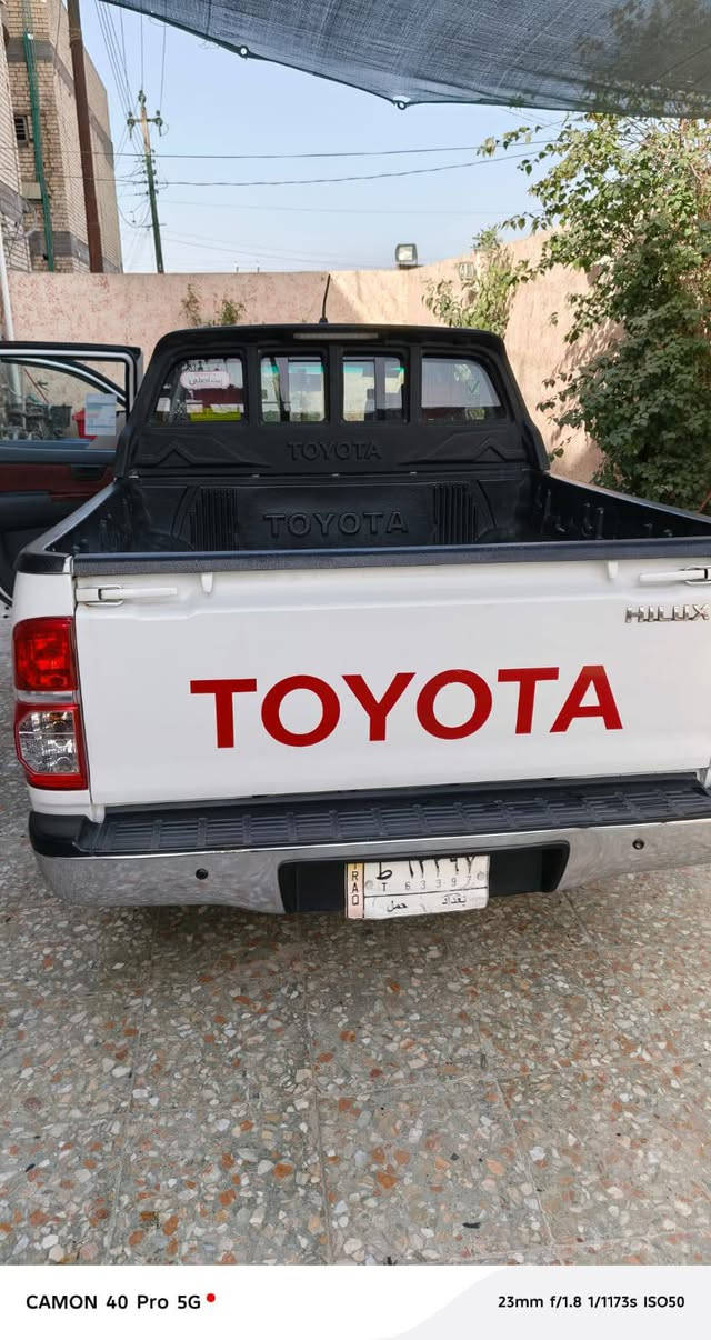 تويوتا هايلوكس موديل ٢٠١٤ شاصي 12
كفالة عامة 

ماشية 190

كير عادي 

كير محرك اكسن كفالة 

رقم بغداد تحويل ثاني يوم 

سيارة ما تصرف عليها دينار 

سعر 200$ 

مكان بغداد 

للاستفسار *********** / ***********

ملاحظة السونار مرفوق بالمشور
