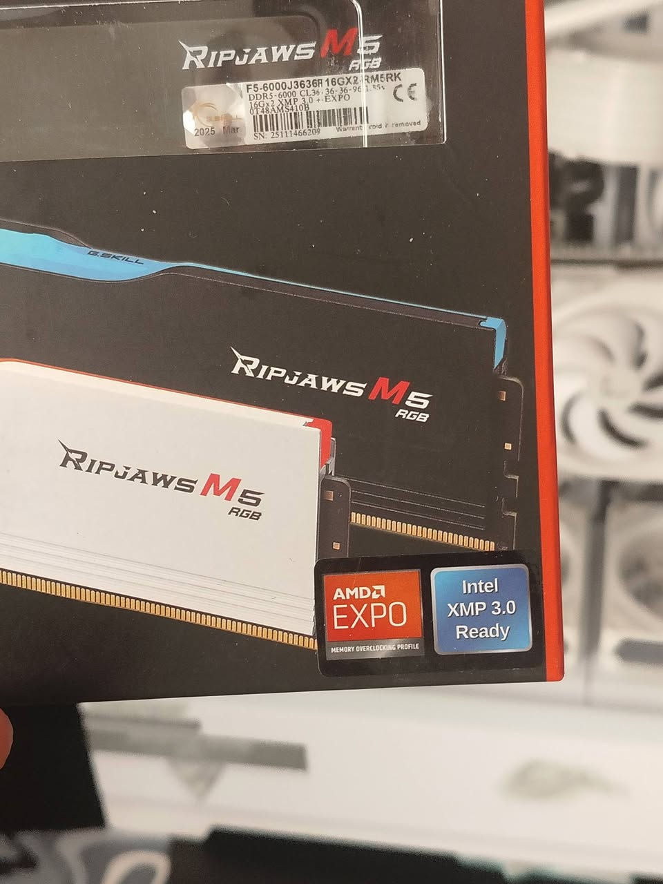 G.skill RIpjaws 32gb 16x2 6000hz 

 الحاله مستخدم بحالة الجديد شرط الفحص والضمان 

السعر 500 وبي مجال 

يتوفر توصيل للجميع المحافظات


**إذا كنت صاحب هذا الإعلان وتريد حذفه لأي سبب، رجاءا أرسل رسالة إلى الدعم الفني**