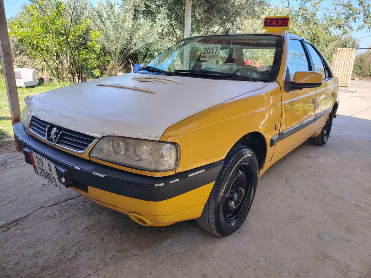 السلام عليكم ورحمة الله وبركاته
بيجو ٤٠٥ مديل ٢٠١٦ جاهزه وتخبل شرط احلى من الصوره مصفره خط وبحث وغرامات استوها بأسمنه السياره رقم انكليزي جاهزه تبريد ثلج حداديه جديده تخم تاير إستوني مبدله دوخل كلش تخبل نصبتها كلش حلوه جاهزه مجهزه بيع او مراوس حسب القناعه

إذا بيع السعر ٤٥ وبي مجال قليل للشراي عنوان الديوانية
*********** واتساب موجود
