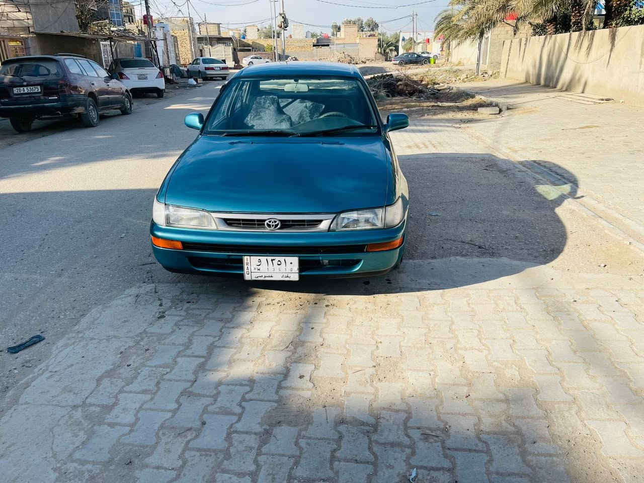 تويوتا كورولا مديل 1994 محور
رقم بغداد  مصبوغه عام جماليه 
كير محرك حداديه جدد 
تبريد شغال 
مكفوله من الضربه والكص ونقل جثه 
العنوان  -ناحيه الحريه -
***********

