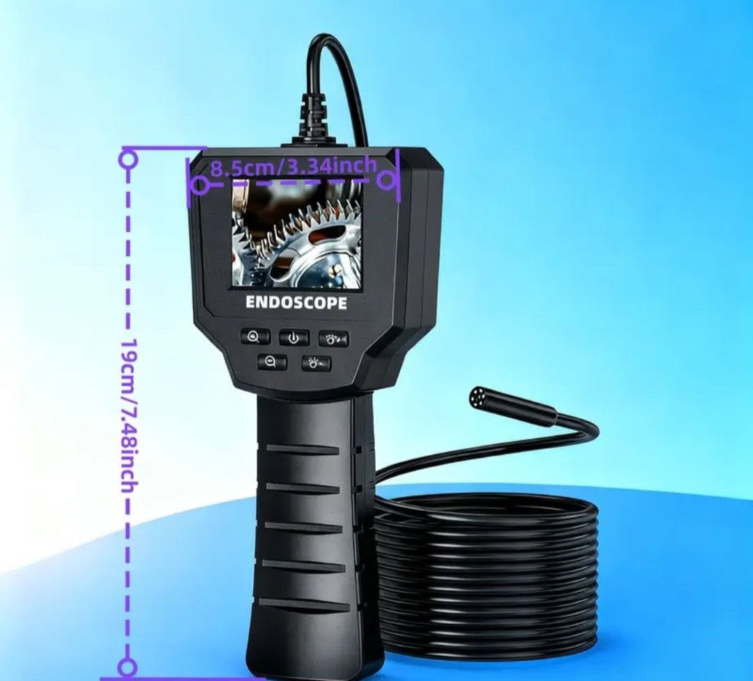 للبيع جهاز Endoscope احترافي، مثالي لفحص الأماكن الضيقة (المحركات، السباكة، خلف الجدران، التكييف، إلخ).

✨ المواصفات:

· دقة الكاميرا: 1440p HD (صورة فائقة الوضوح)
· شاشة: 2.4 إنش IPS (زاوية رؤية 178°)
· كاميرا مقاومة للماء: IP67
· 6 لمبات LED قابلة لتعديل الإضاءة
· كابل شبه صلب (Semi Rigid) – طوله 19 سم (جزء الكاميرا)
· قطر الكاميرا: 8.5 مم – صغير جداً يدخل في الفتحات الضيقة

🔋 البطارية:

· سعة 2600 مللي أمبير (ليثيوم)
· تعمل ساعتين متواصلة
· وقت الشحن: ساعتين فقط – مدخل DC 5V

🧰 الملحقات المرفقة:

· خطاف لالتقاط الأشياء الصغيرة (مفاتيح، حلقات...)
· مغناطيس لالتقاط الأجسام المعدنية
· مرآة جانبية للرؤية من الجوانب
· مشبك تثبيت

🎮 أزرار تحكم مريحة (تكبير/تصغير، تشغيل/إطفاء، تحكم بالأضاءة).

📍 الموقع: العراق🇮🇶

🚚 التوصيل: يوجد لدينا توصيل لكافة محافظات العراق

للتواصل والاستفسار: مراسلة الصفحة على الماسنجر او على الواتساب 
واتساب / ‭0776 328 9823‬
