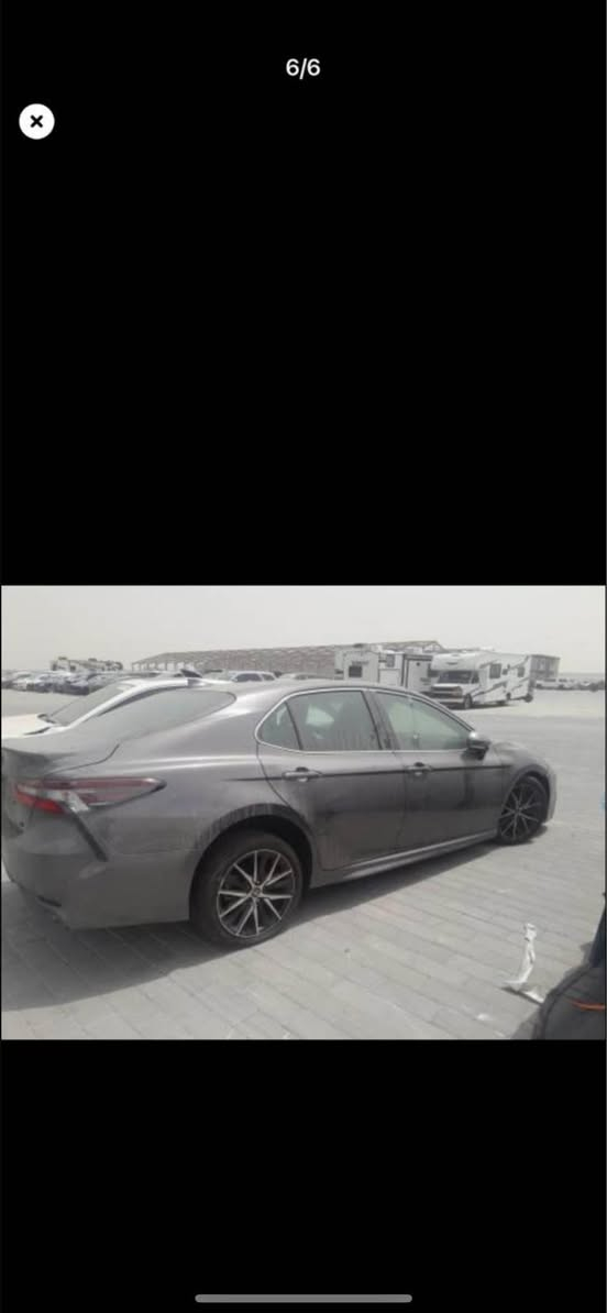 ‏camry 2023
وارد امريكي (بصمه)Se▫️ بانزين فقط / تو ويل 
ضرر قطعة واحدة  فقط (جاملخ )▪️
 حافة البنيد   مثل ما موضح بلصور  نفس ما وصلت من امريكا ▫️بدون صبغ ولا تعديل ▪️
ماشية39 mi▫️
ايرباكاتها كلها سليمة ▫️
تحويل مباشر ▪️
رقم اربيل▫️
مكانها موصل ▪️
سعر المطلوب 215 ▫️
للتواصل *********** موصل, نينوى
