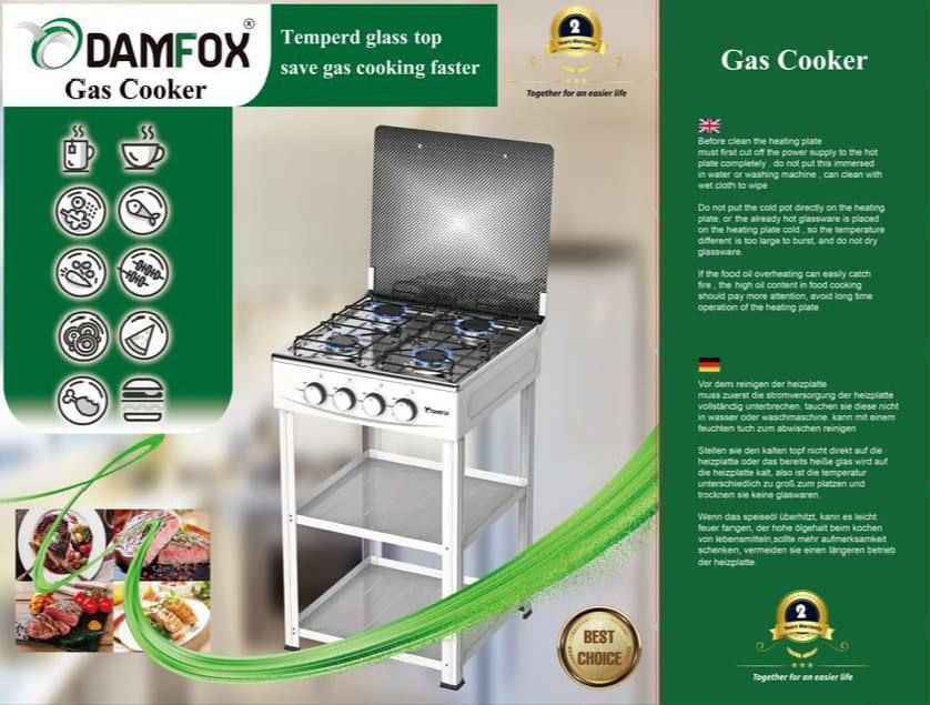 طباخ غاز DAMFOX العملي - 4 عيون مع رفوف تخزين

• سطح زجاجي حراري (Tempered Glass): مظهر أنيق وسهل التنظيف، ويساعد على طهي الطعام بشكل أسرع مع توفير في استهلاك الغاز.
• 4 شعلات قوية: تمنحك الحرارة اللازمة لتحضير مختلف الوجبات في وقت واحد.
• تصميم ذكي وموفر للمساحة: مزود برفوف سفلية مدمجة لتنظيم أواني الطبخ ومستلزمات المطبخ بكل سهولة.
• متانة عالية: هيكل قوي ومستقر مصمم ليدوم طويلاً مع ضمان لمدة سنتين.
المواصفات الفنية:
• موديل: LU-032.
• نوع الغاز: LPG (غاز سائل) بضغط 28-30Pa.
• الأبعاد: 528×215×560 ملم.
• الوزن: خفيف وسهل النقل (حوالي 9.6 كغم للوزن الإجمالي). النجف, العراق


**إذا كنت صاحب هذا الإعلان وتريد حذفه لأي سبب، رجاءا أرسل رسالة إلى الدعم الفني**