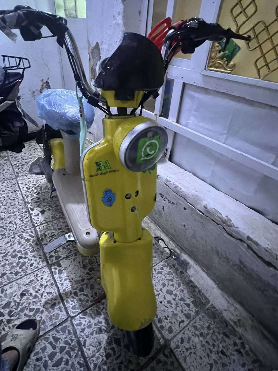 ‏سلام عليكم دراجة ￼ ‏شحن للبيع دراجة بطاريات جديدة سعر 125 رقم ￼***********￼
