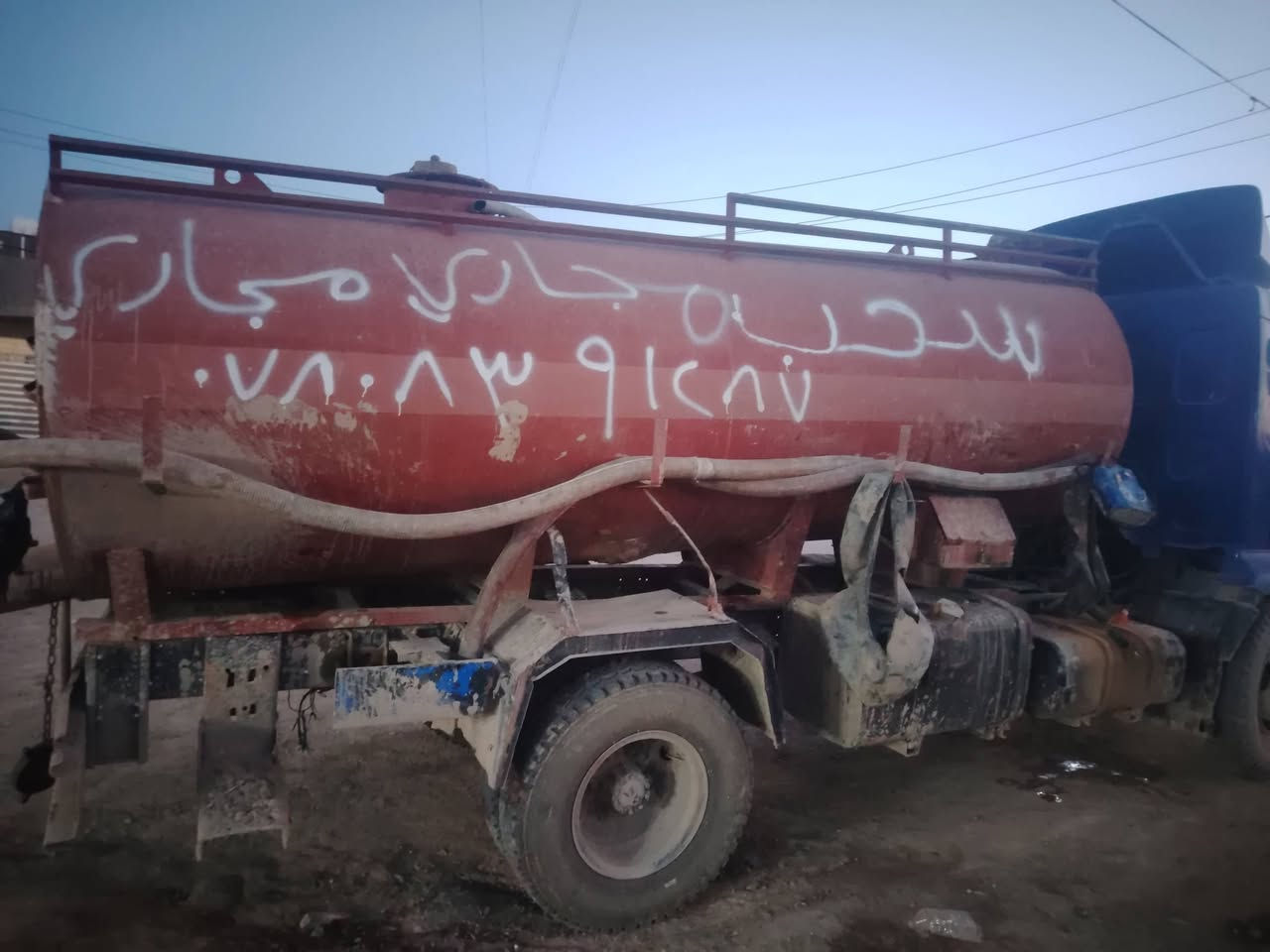 السلام عليكم تانكي للبيع حمولته 12 الف ***********
