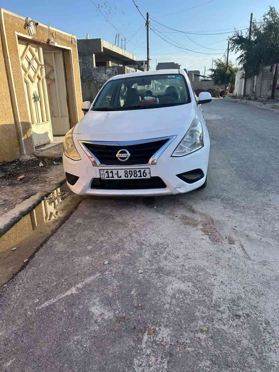 سلام عليكم
سياره نيسان  هندي ليته زركه 
موديل 21 
السونار متوفر 
السعر 90 وبيها مجال 
ماشيه 60 كيلو متر
العنوان بغداد حي اور
السياره باسمي 
هزه جديده
 الرقم ***********
