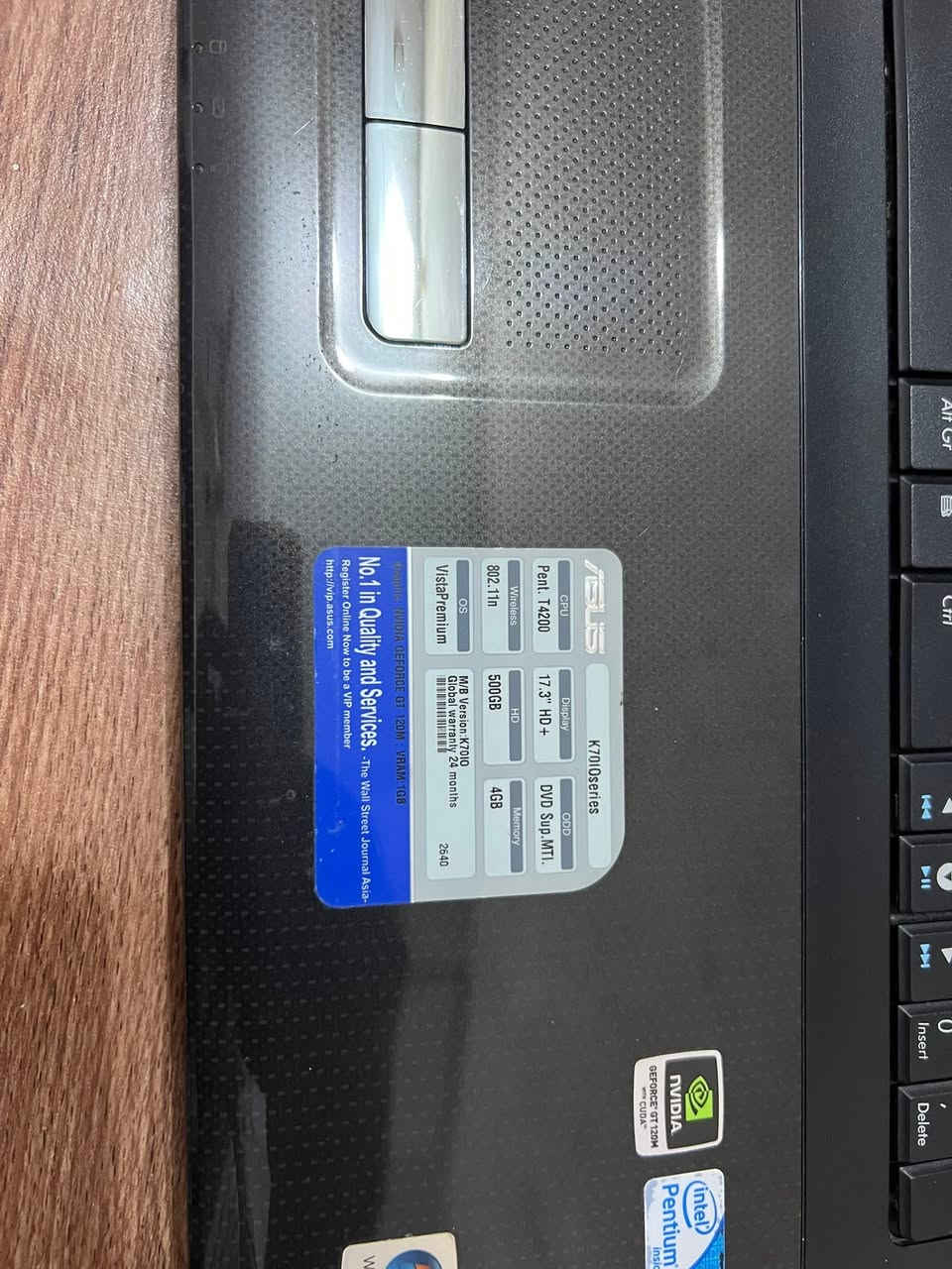 لابتوب اسوس حجم ١٧.٣
الرام ٤ كيكه 
الهارد ٥٠٠ 
كارت الشاشه نيفيديا واحد كيكا 
السعر ١٢٥ الف


**إذا كنت صاحب هذا الإعلان وتريد حذفه لأي سبب، رجاءا أرسل رسالة إلى الدعم الفني**
