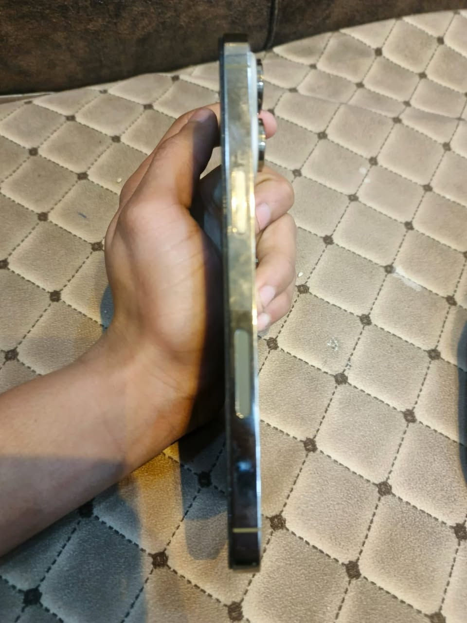 سلام عليكم ايفون14برو ماكس امريكي مبدل شاشه وفيس ايدي واكف فقط  وشاشه فطر كلش بسيط والضهر  مبين بل صورزبطاريه بلاديه85مامرفوعه بيع او مراوس بجهاز زين وتنطي فرق مكاني كربلاء طريق الحر رقمي واتساب***********للاتصال واتساب فقط فقط
