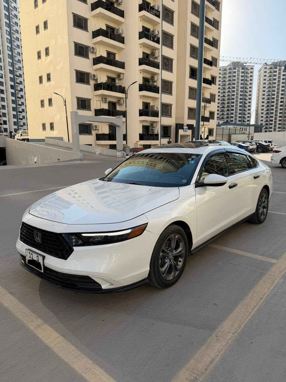 بسعر البلاش 165 ورقه مال بيع 
هوندا اكورد 2024 بانزين فقط المرغوب 
أمريكي حادث جدا جدا بسيط قطعه وحده سطحيه سياره كلش نظيفه 
السياره فتحه وبصمه وكراسي كهرباء دشبول ديجتال ماشيه 27 الف 
باسمي رقمها بغداد مكاني المنصور 
 ***********
