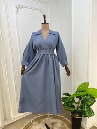 فستان كلوش • هوريم دابل تركي • مقاسات ٣٨-٤٦