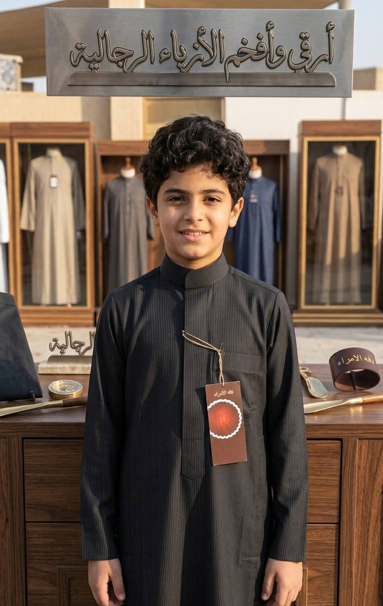 ابو علي الزي العربي 🔥🔥
دشداشه  دفه الامراء(مقلم)
قماش VIP 
 ولادي يلبس من5الى15سنه 
رجاء وبدون إحراج لا نتعامل بدين نهائياً 
العنوان  واسط الاحرار سوق الاحرار مجاور اسواق الحاج جمعة راهي 📍
رقم الهاتف ***********
