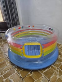 وبركاته.. بيت اطفال نفخ نطاط دائري مستعمل موسم واحد نظيف جدا طول ١٦٠ س...