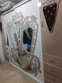 غرفة نوم 7 قطع بهذا الشكل  مابيهة كسر فقط مراية الكنتور بيهة فطر  يردو...