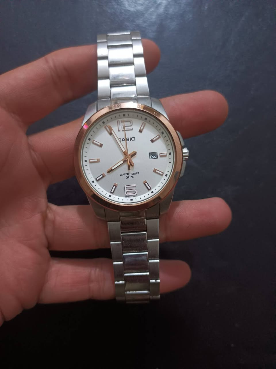 السلام عليكم
ساعات كاسيو اصلي 
اسعار من 40....60
موجود توصيل


**إذا كنت صاحب هذا الإعلان وتريد حذفه لأي سبب، رجاءا أرسل رسالة إلى الدعم الفني**