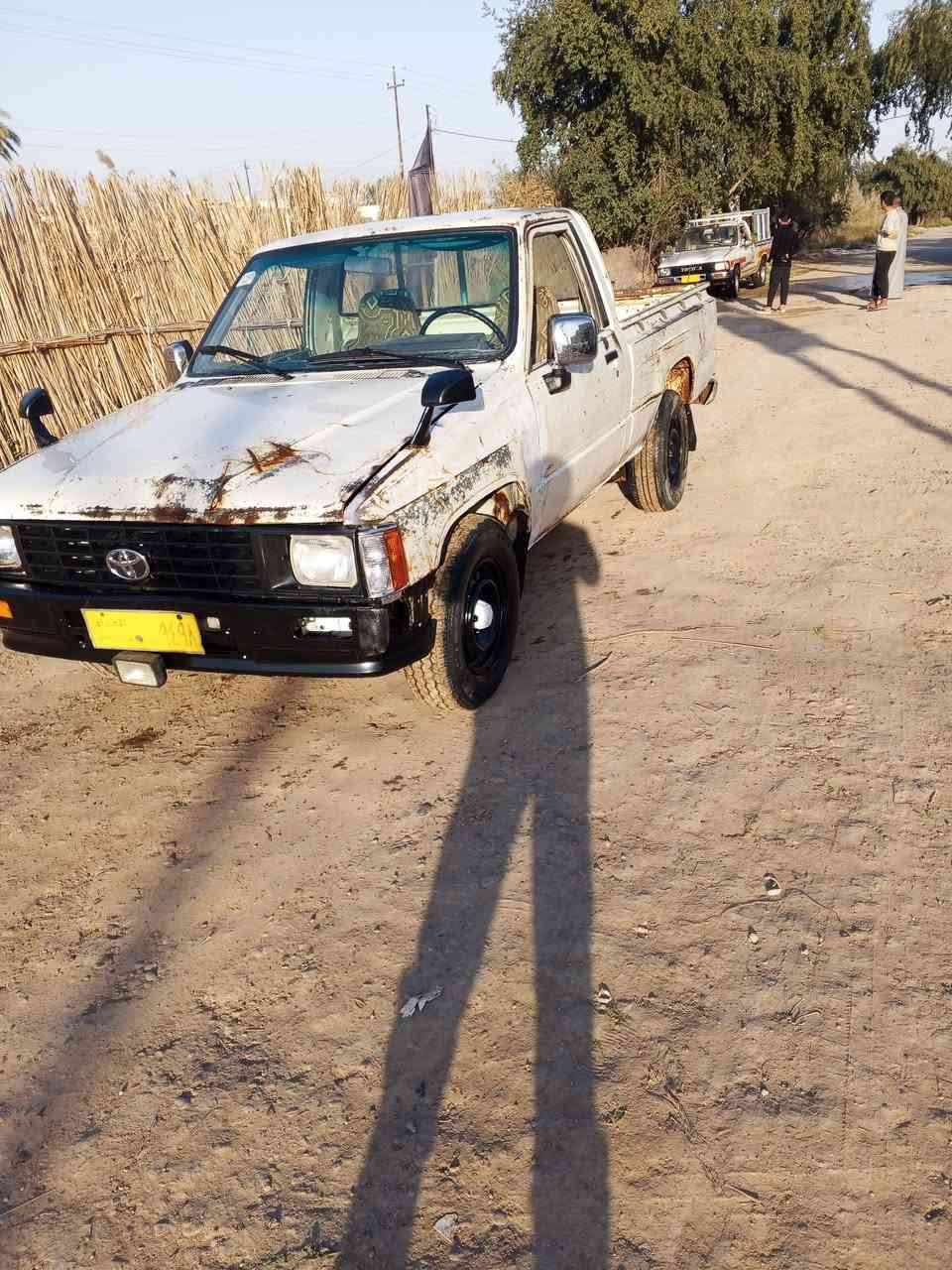 سلام عليكم بيكم للبيع موديل 85 محرك وكير بلادي خير من الله الكشر بلادي شاصي نضيف تخم  كهربياته كله شغاله سعر خاص اتصل مكان بغداد راشديه عباس العامري ***********
