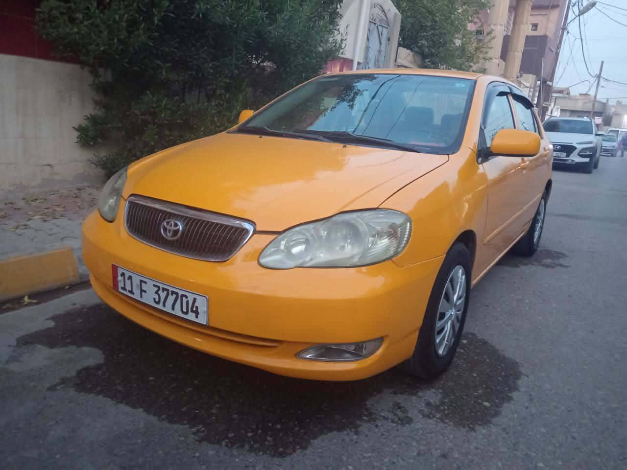 السلام عليكم 
كورلا نحلة 2007 تكسي رقم بغداد دولي جديد
مصفرة هيئة كير محرك كهربائيات كلها مكفولة 
السيارة ماناقصها شي 
السعر 80 بي مجال
***********
