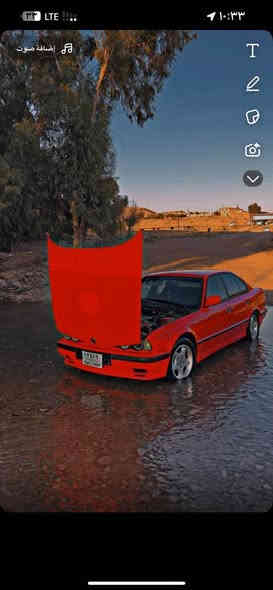 بي إم 520i كير عادي موديل 1991 2جام كهربائي عام بغ جماليه 12$ ورقه غرامه تنزل من سعر  (رقم) *********** دهوك
